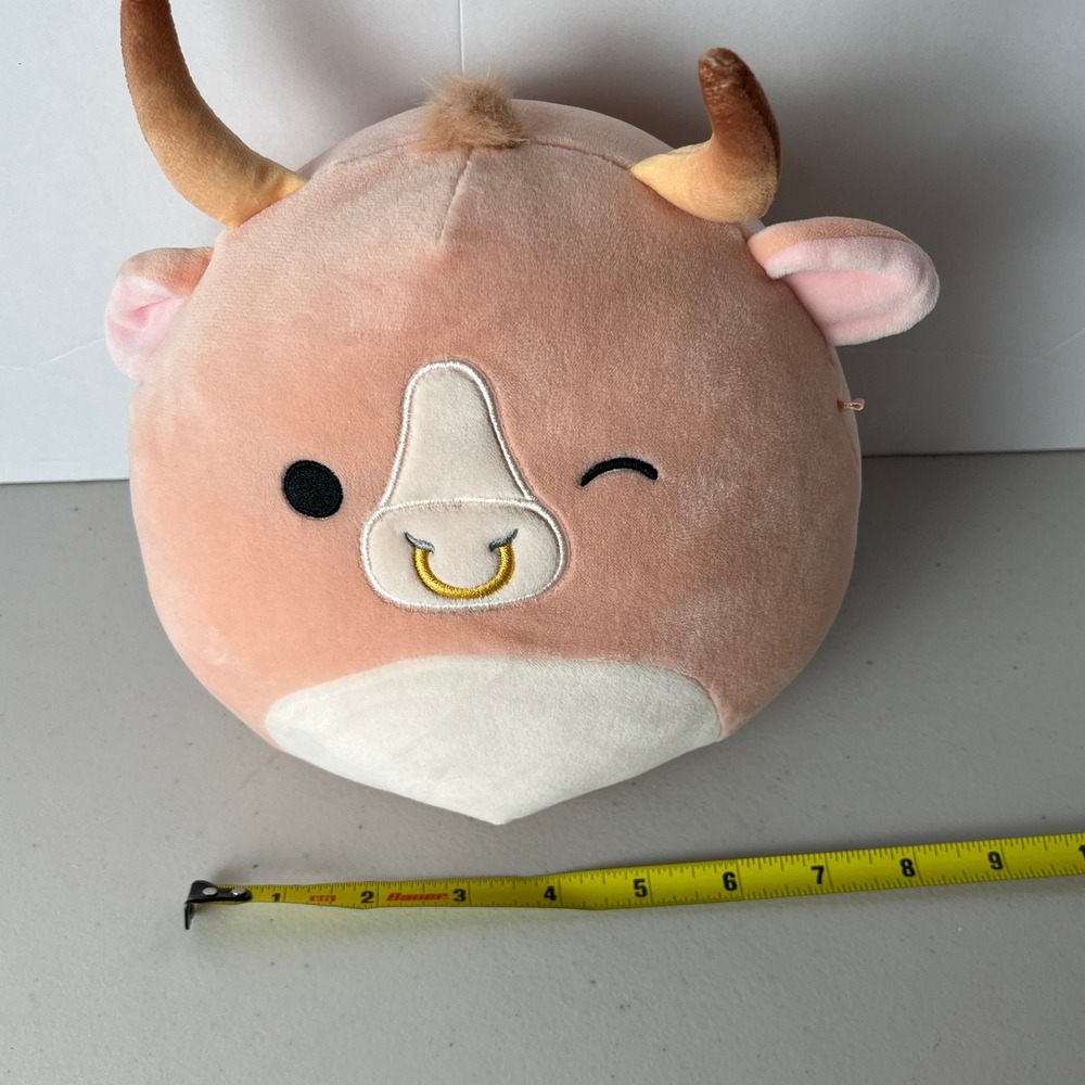 Squishmallows Howland Brahma Bull Plush 7.5" Tan Cow Stuffed Animal Soft Cute - Picture 5 of 6